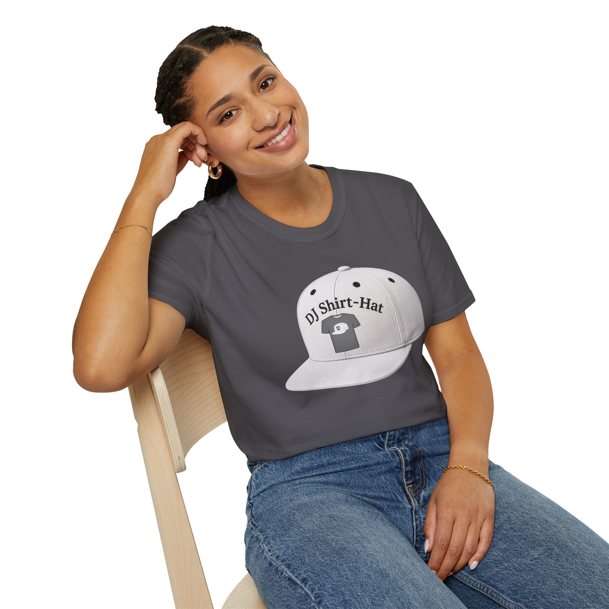 DJ Shirt-Hat Hat-Shirt Tee | Funny DJ & Festival T-Shirt