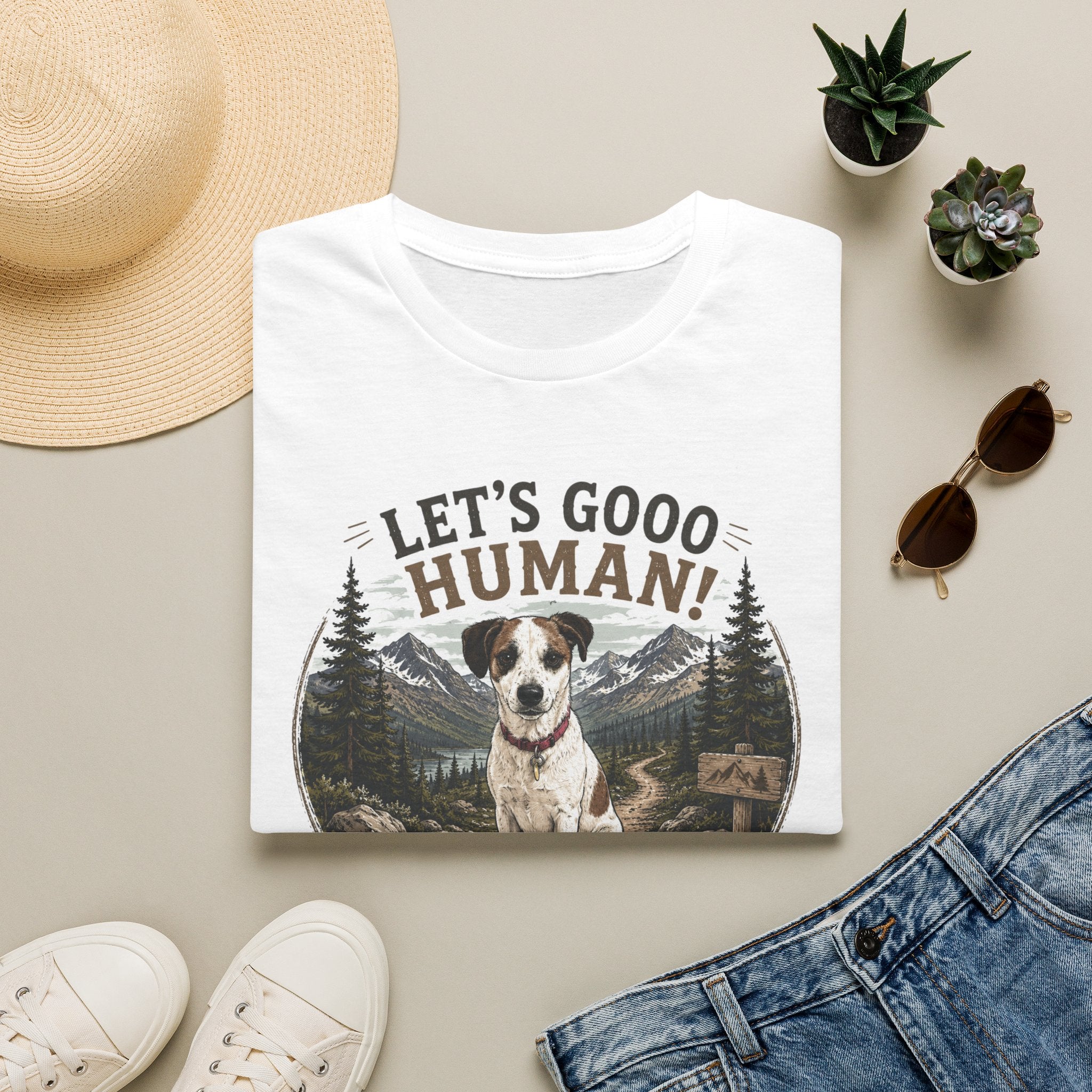 Let's Gooo Human! | Adventure Pup Tee