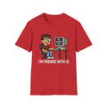 I'm Friends With AI – Retro Pixel Art Tee