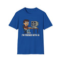 I'm Friends With AI | Retro Pixel Art Tee