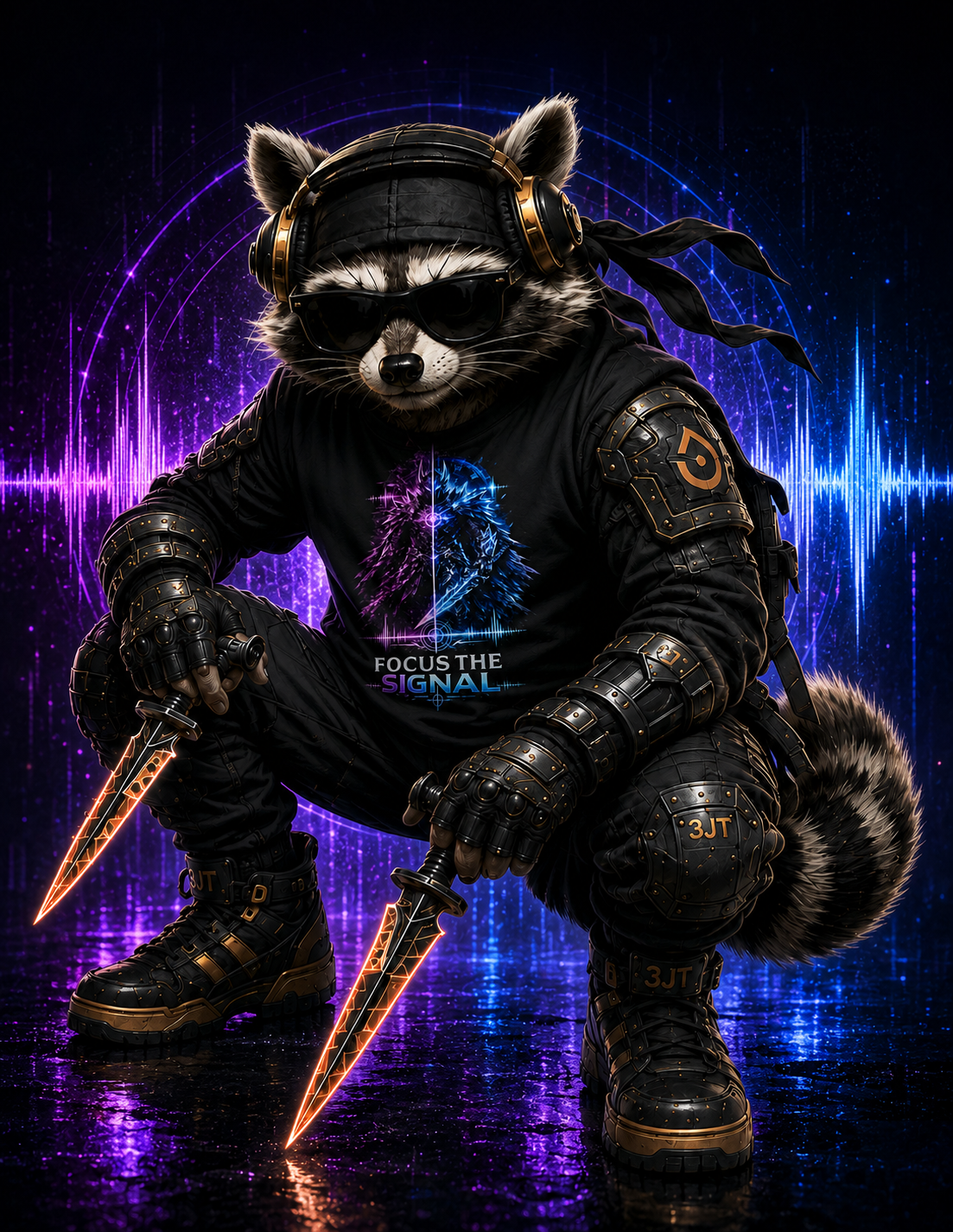 Focus The Signal | Licec Resonance Knight T-Shirt