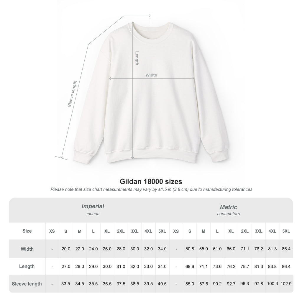 Summer Sweater Crewneck Sweatshirt — Funny Warning Label Graphic