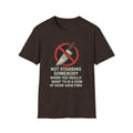 Not Stabbing Somebody | Good Adulting Graphic Tee