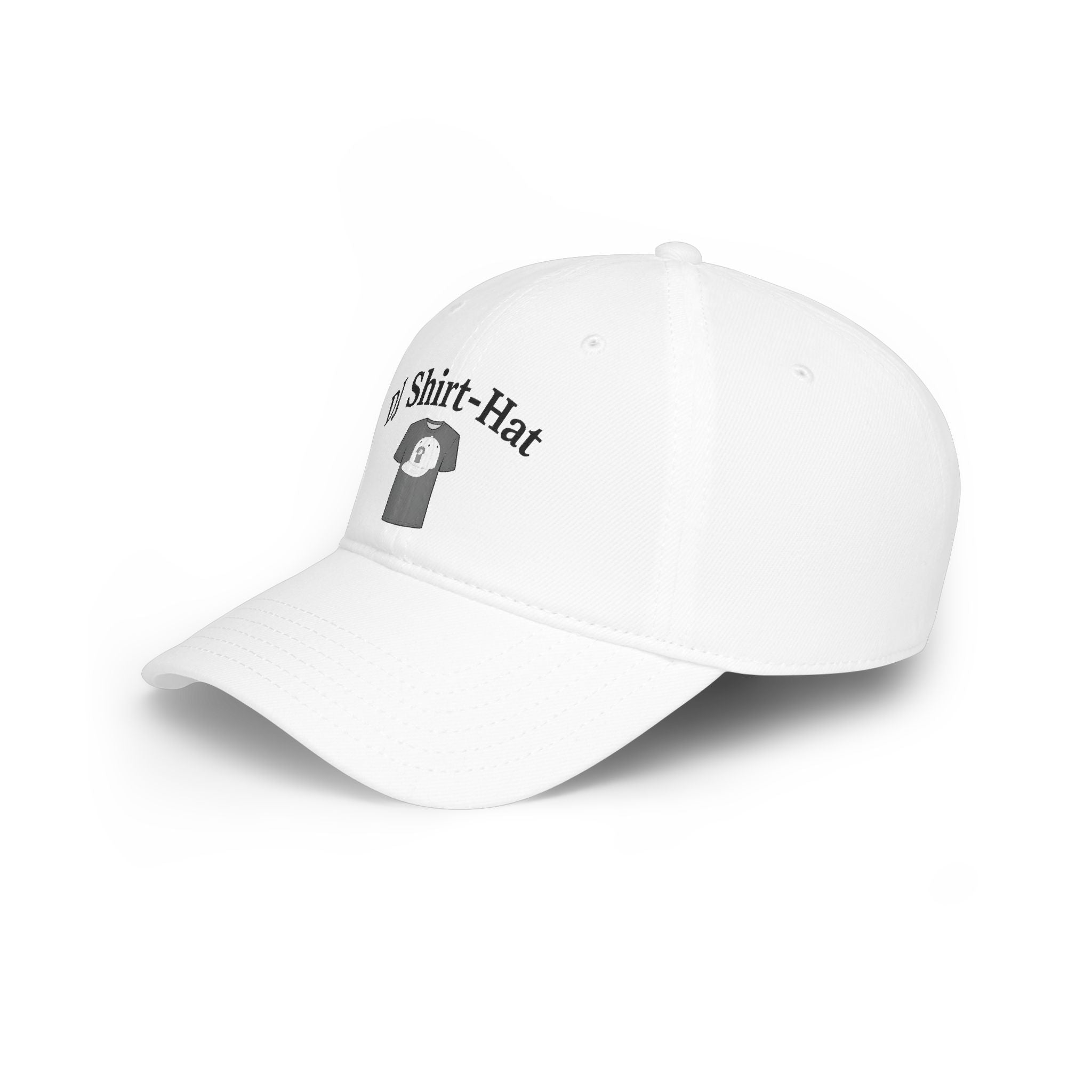 DJ Shirt-Hat, Hat™ | (White Hat, Gray Shirt)